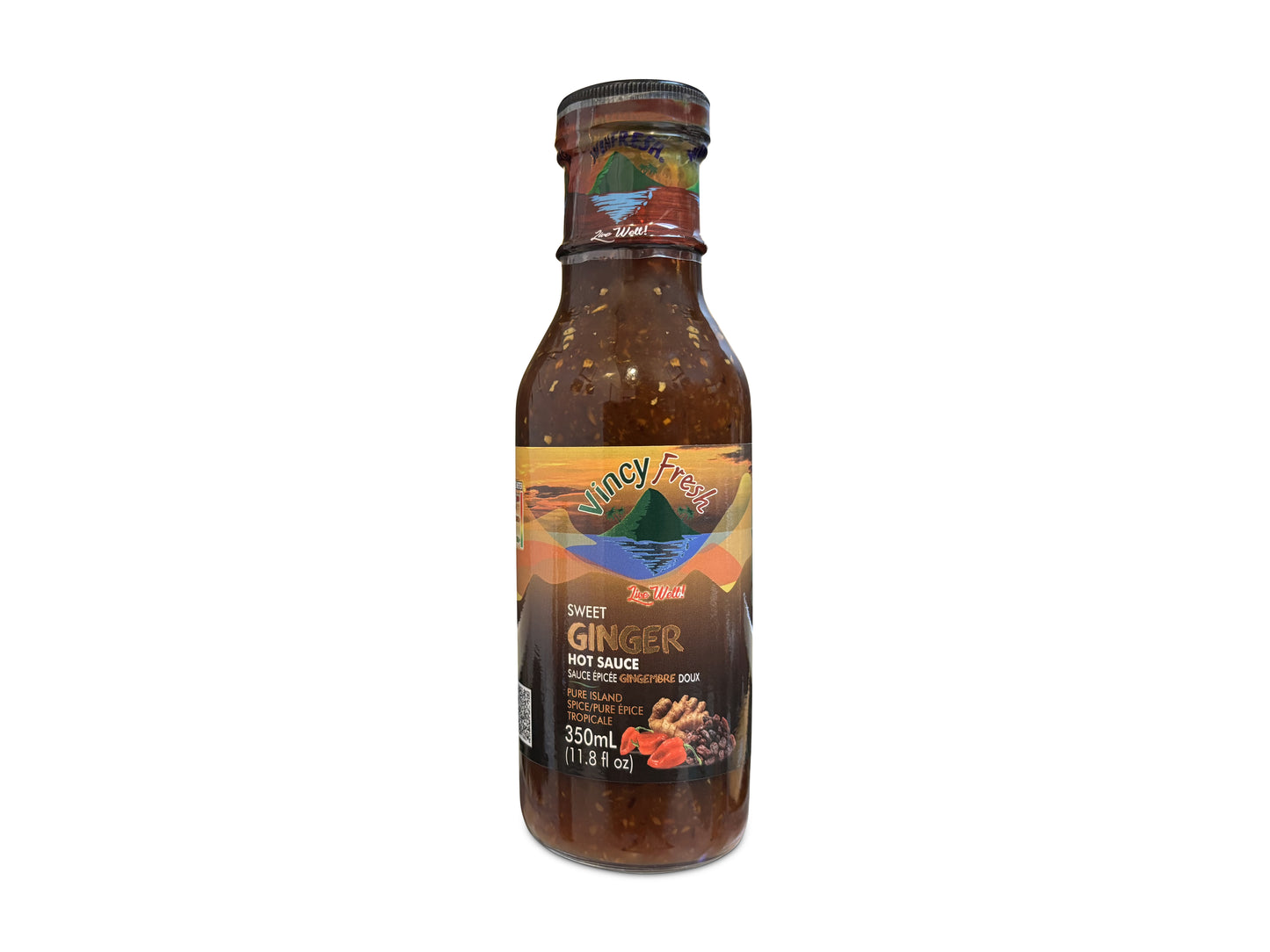 Vincy Fresh Sweet Ginger Hot Sauce - 11 oz